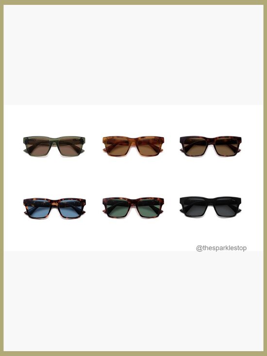 Trendy Polarized Square Sunglasses UV400 Retro 70s 80s 90s Shades main image 4